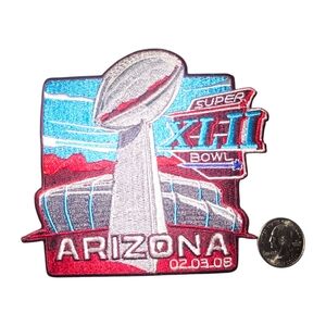 NFL Super Bowl XLII  New York Giants / New England Patriots Patch Vintage